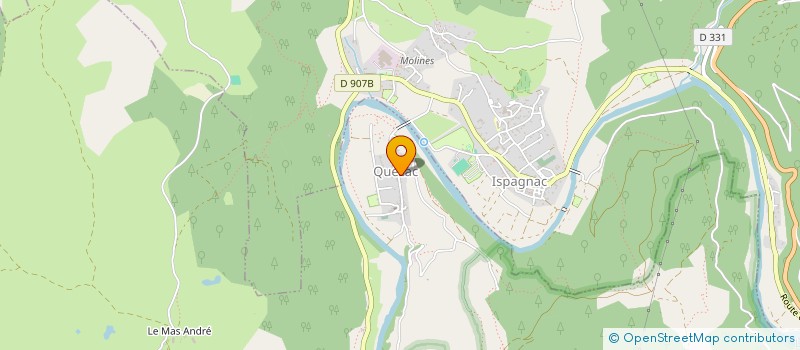 localisation de l'entreprise MADAME CELINE DUCHESNE  GORGES DU TARN CAUSSES