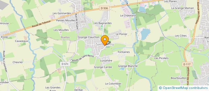 localisation de l'entreprise MADAME CELINE DUCHEZ  SAINT-REMY