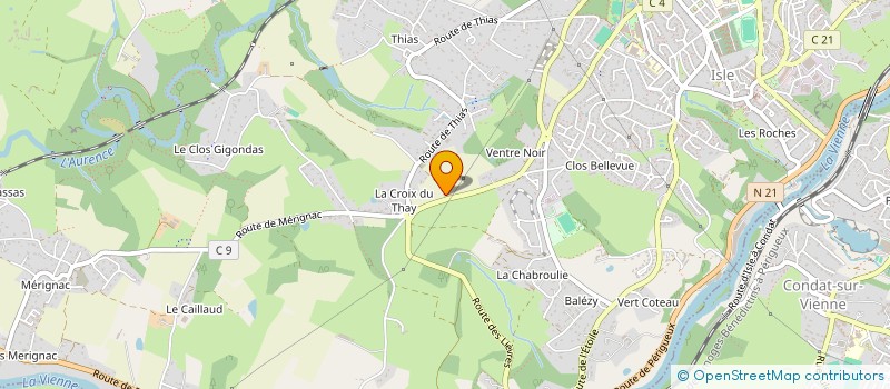 localisation de l'entreprise MADAME CELINE DUCLOZ  BOSMIE-L'AIGUILLE