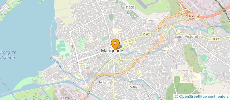 localisation de l'entreprise MADAME CELINE DUCOS à MARIGNANE