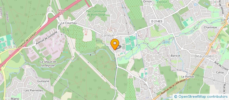 localisation de l'entreprise MADAME CELINE DUCOURTIEUX  CANEJAN