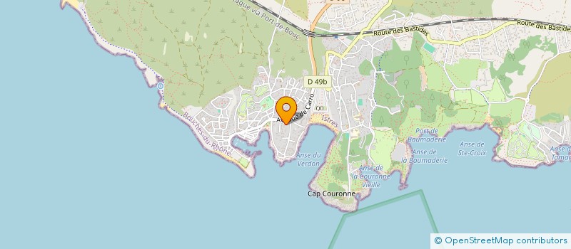 localisation de l'entreprise MADAME CELINE DUCREZ à MARTIGUES