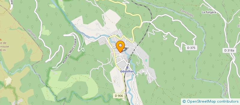 localisation de l'entreprise MADAME CELINE DUCROS  GENOLHAC