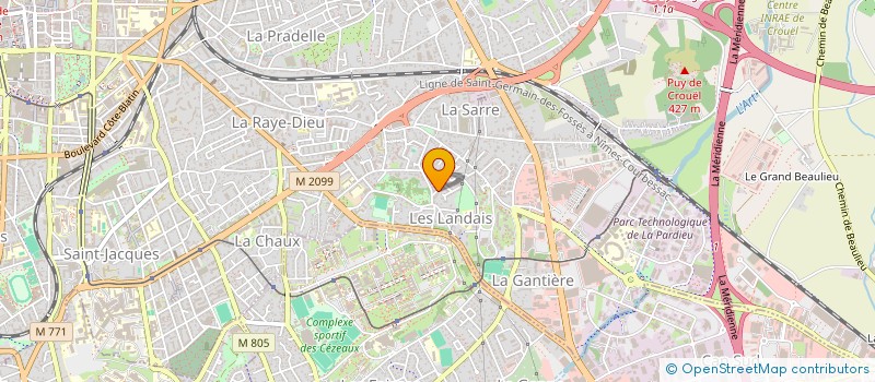 localisation de l'entreprise MADAME CELINE DUCROS  CLERMONT-FERRAND