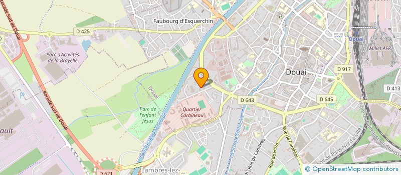 localisation de l'entreprise MADAME CELINE DUDEK  DOUAI