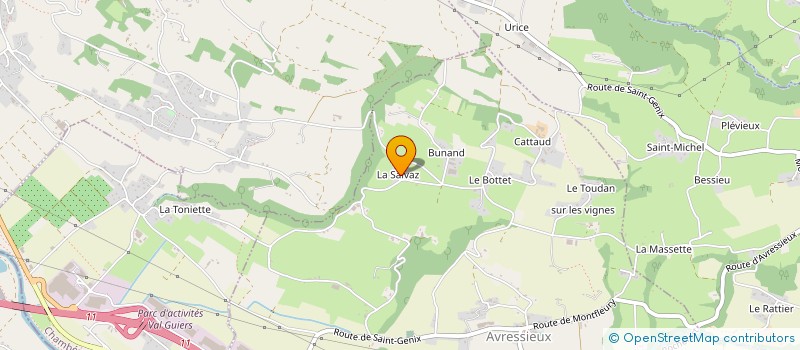 localisation de l'entreprise MADAME CELINE DUDRAGUE  AVRESSIEUX