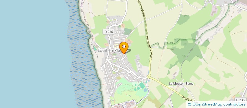 localisation de l'entreprise MADAME CELINE DUFLOS  EQUIHEN-PLAGE