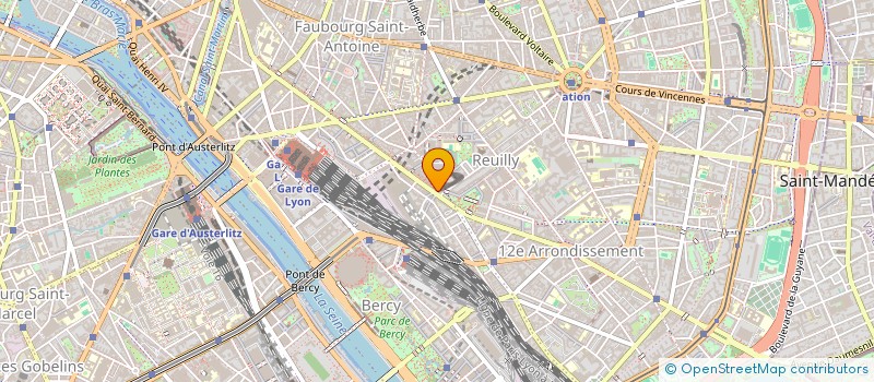 localisation de l'entreprise MADAME CELINE DUGARO  PARIS