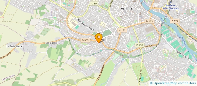 localisation de l'entreprise MADAME CELINE DUJON à AUXERRE