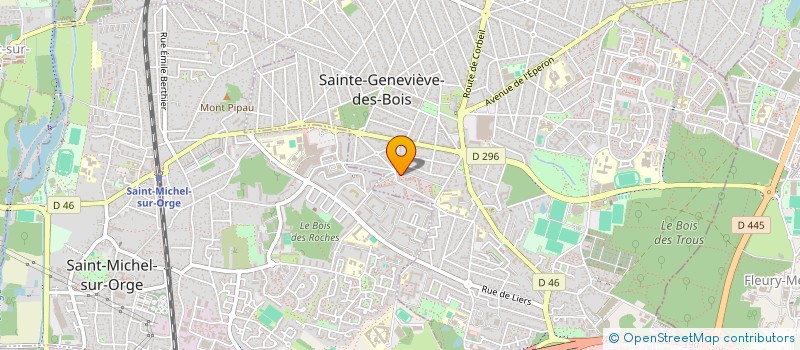 localisation de l'entreprise MADAME CELINE DUMENIL à SAINTE-GENEVIEVE-DES-BOIS