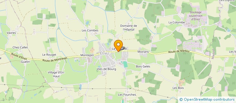 localisation de l'entreprise MADAME CELINE DUMONTET  BRESSE VALLONS