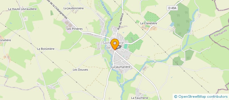 localisation de l'entreprise MADAME CELINE DUMONTIER  SAINT-HILAIRE-DE-VOUST