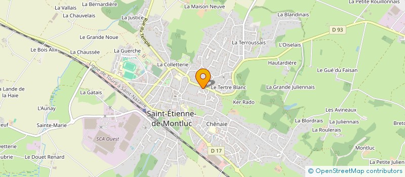 localisation de l'entreprise MADAME CELINE DUPONT  SAINT-ETIENNE-DE-MONTLUC