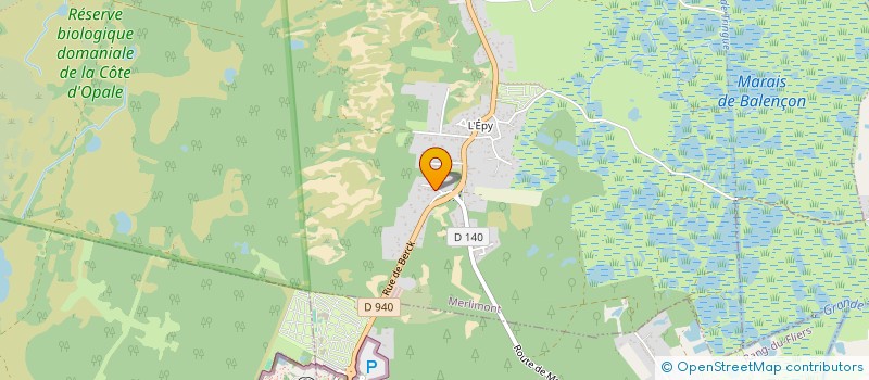 localisation de l'entreprise MADAME CELINE DUPONT  BOULOGNE-SUR-MER