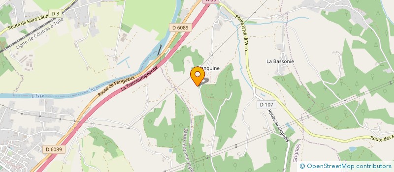 localisation de l'entreprise MADAME CELINE DUPONT  SAINT-ASTIER