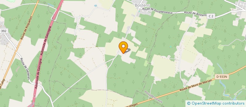 localisation de l'entreprise MADAME CELINE DUPRAT  GAILLERES