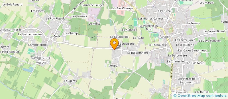 localisation de l'entreprise MADAME CELINE DUPRE  BEAUMONT-EN-VERON