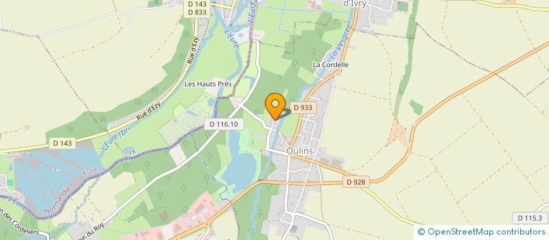 localisation de l'entreprise MADAME CELINE DUPRESSOIR  OULINS