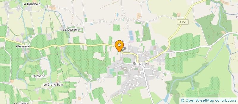 localisation de l'entreprise MADAME CELINE DUPUIS  OREE-D'ANJOU