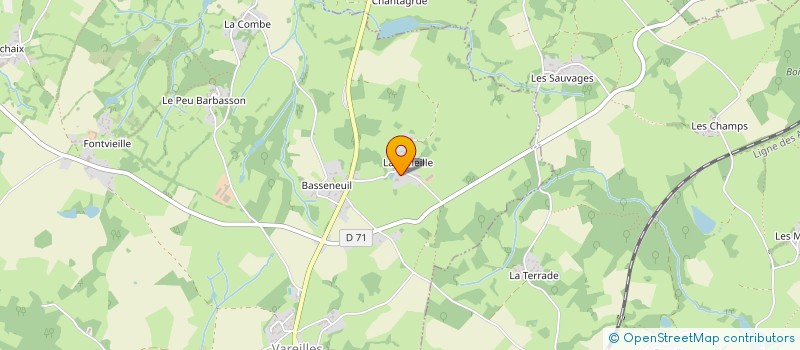 localisation de l'entreprise MADAME CELINE DUPUY à VAREILLES