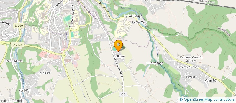 localisation de l'entreprise MADAME CELINE DURAND à PLOURIN-LES-MORLAIX
