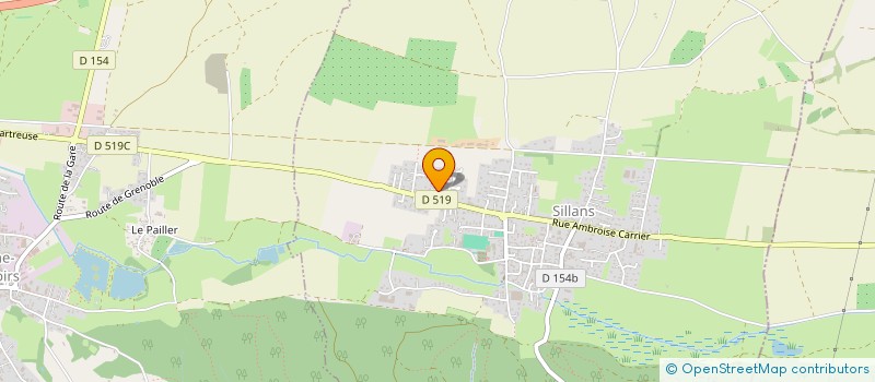 localisation de l'entreprise MADAME CELINE DURAND  SILLANS