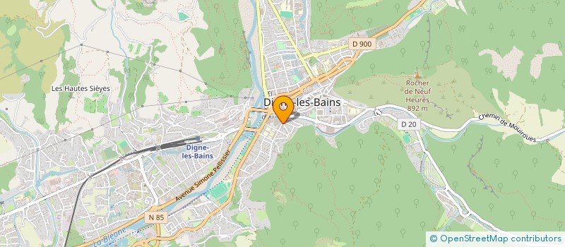 localisation de l'entreprise MADAME CELINE DUTHEIL  DIGNE-LES-BAINS