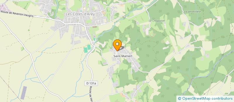 localisation de l'entreprise MADAME CELINE DUTOUR  LES COTES-D'AREY