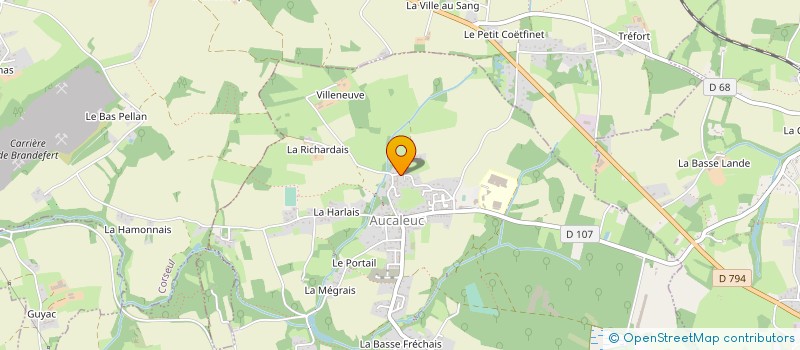 localisation de l'entreprise MADAME CELINE DUVAL  SAINT-ETIENNE-DU-BOIS