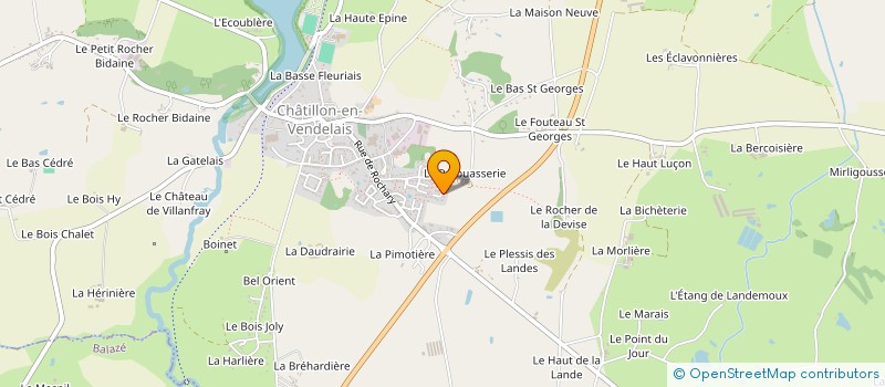 localisation de l'entreprise MADAME CELINE DUWAT  CHATILLON-EN-VENDELAIS