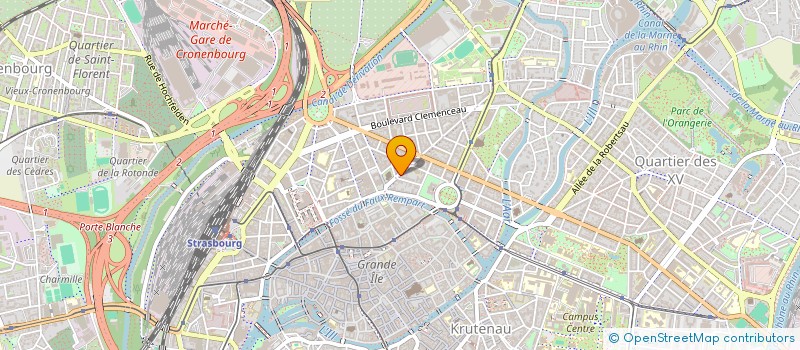 localisation de l'entreprise MADAME CELINE DYMINSKI à STRASBOURG