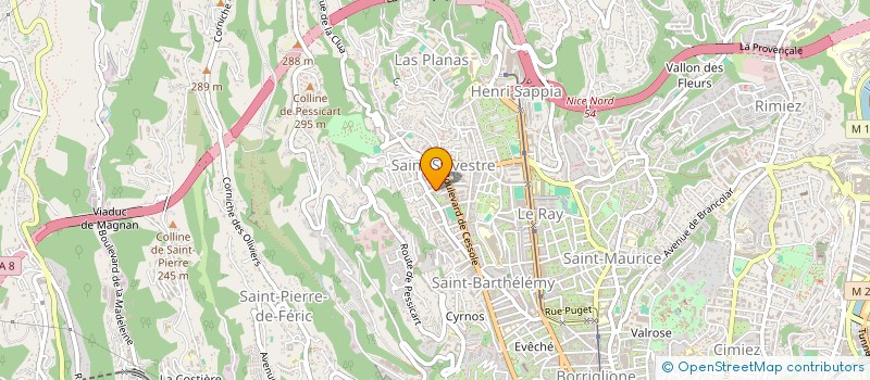 localisation de l'entreprise MADAME CELINE EDWIGE BEILLARD à NICE