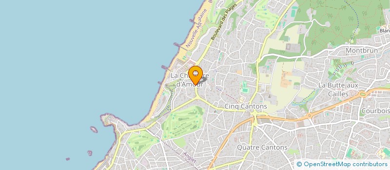 localisation de l'entreprise MADAME CELINE EGEA  ANGLET