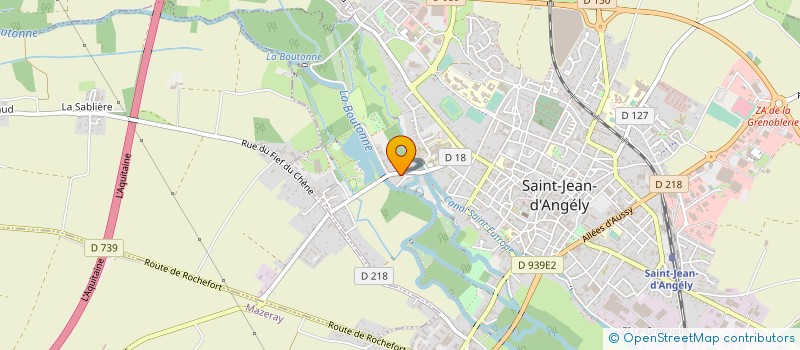 localisation de l'entreprise MADAME CELINE EGRETEAU à SAINT-JEAN-D'ANGELY