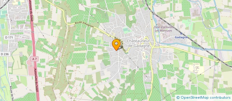 localisation de l'entreprise MADAME CELINE EGRON  CHATEAUNEUF-DE-GADAGNE