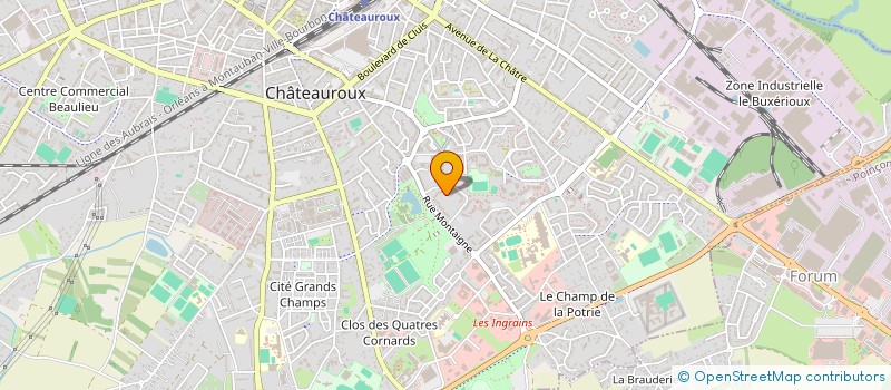 localisation de l'entreprise MADAME CELINE ELIANE GISELE GOUDIN à CHATEAUROUX