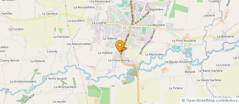 localisation de l'entreprise MADAME CELINE ELISABETH  BRECEY