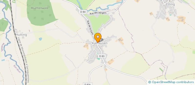 localisation de l'entreprise MADAME CELINE ELLERO  KALHAUSEN