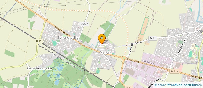 localisation de l'entreprise MADAME CELINE EMO  VIMONT