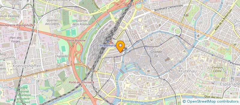 localisation de l'entreprise MADAME CELINE EMONET à STRASBOURG