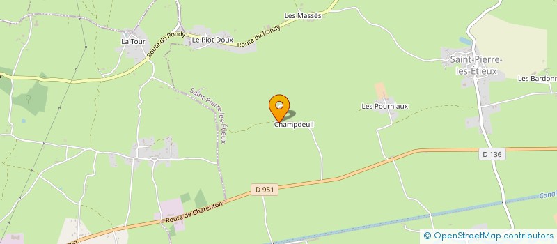 localisation de l'entreprise MADAME CELINE ENEAU  SAINT-PIERRE-LES-ETIEUX