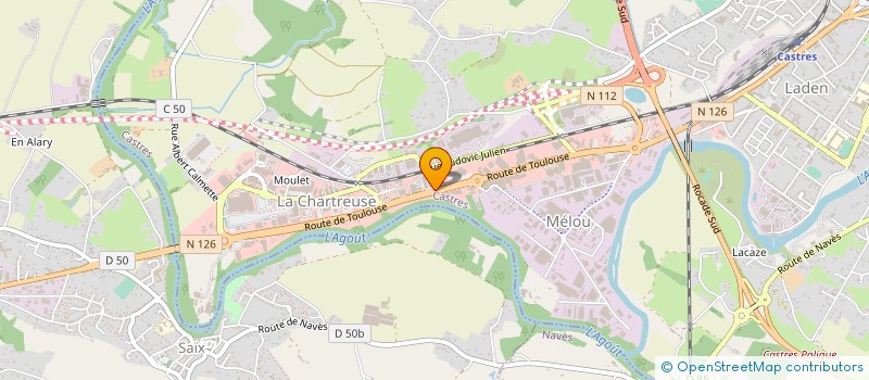 localisation de l'entreprise MADAME CELINE ENJALBERT à CASTRES