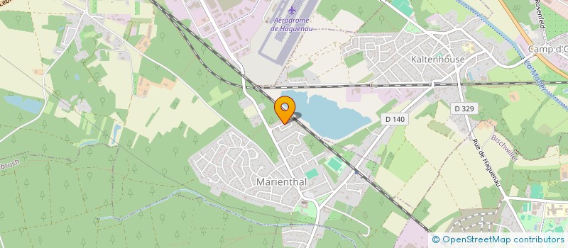 localisation de l'entreprise MADAME CELINE ENNESSER  HAGUENAU