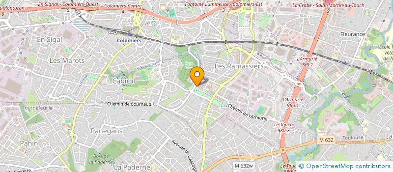 localisation de l'entreprise MADAME CELINE ERB à COLOMIERS
