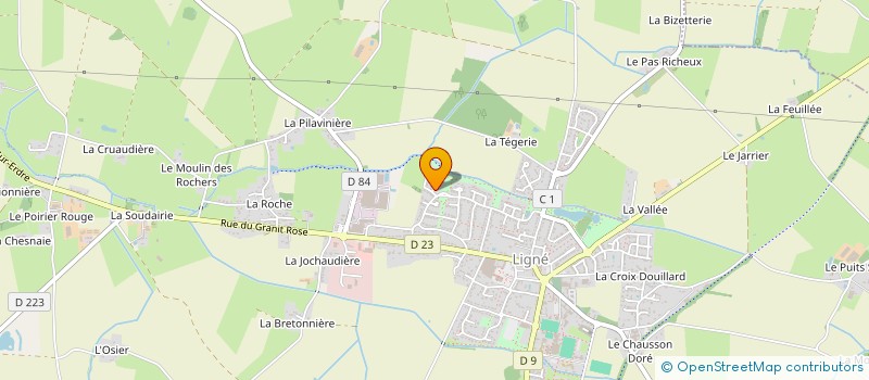 localisation de l'entreprise MADAME CELINE ERMENAULT à LIGNE