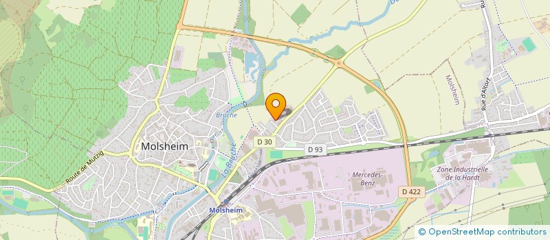 localisation de l'entreprise MADAME CELINE ERTZSCHEID  MOLSHEIM