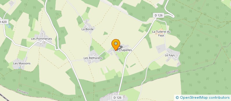 localisation de l'entreprise MADAME CELINE ESCOFFIER  CERISIERS