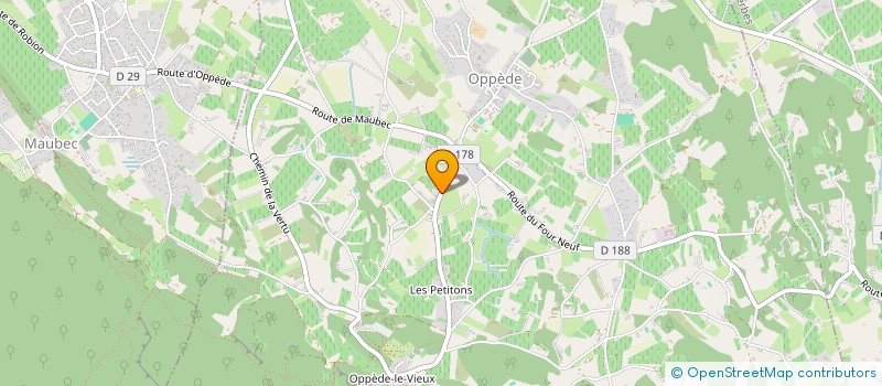 localisation de l'entreprise MADAME CELINE ESPOSITO  CARPENTRAS