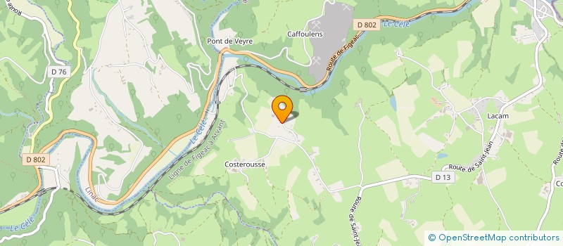 localisation de l'entreprise MADAME CELINE ESPUNA  CUZAC