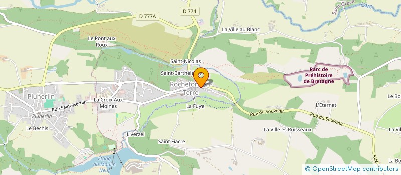 localisation de l'entreprise MADAME CELINE ESTELLE ALICE AUBERT à ROCHEFORT-EN-TERRE